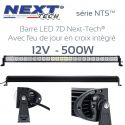 Barre LED 7D 4x4 12v 500W - 1320mm - serie NTS Next-Tech