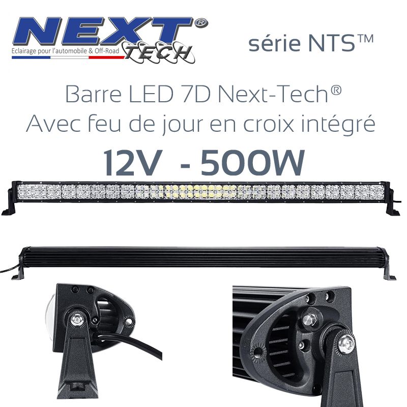 Rampe LED incurvé pour 4x4 et Camion 120W longueur 550mm Next-Tech