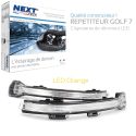 Clignotants LED GOLF 7 répétiteurs MK7 pour rétroviseurs 2013-2018