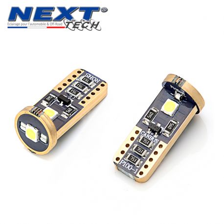 Veilleuses LED W5W T10 super canbus dernière génération NTV2™ Veilleuses LED W5W T10 super canbus dernière génération NTV2™