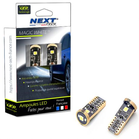 Veilleuses LED W5W T10 super canbus dernière génération NTV2™ Veilleuses LED W5W T10 super canbus dernière génération NTV2™
