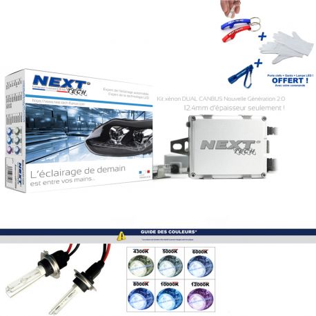 Kit xenon DUAL CANBUS slim ballast MC2™ V2.0 H7 55W anti-erreur ODB Kit xenon DUAL CANBUS slim ballast MC2™ V2.0 H7 55W anti-erreur ODB