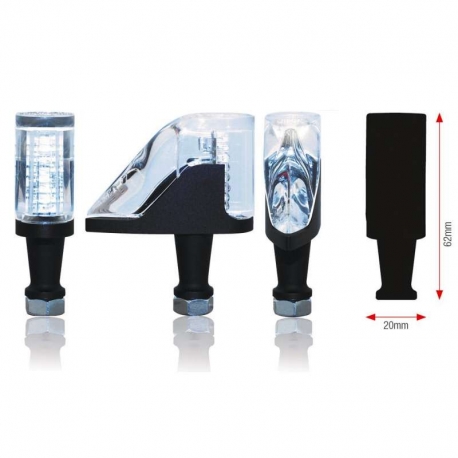 Clignotants Leds WAVE pour moto scooter et quad Next-Tech® Clignotants Leds WAVE pour moto scooter et quad Next-Tech®
