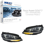 Feux avant GOLF 7 Bi-Xénon Dynamique MK7 LED