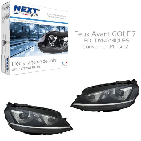Feux avant GOLF 7 Bi-Xénon Dynamique MK7 LED Feux avant GOLF 7 Bi-Xénon Dynamique MK7 LED