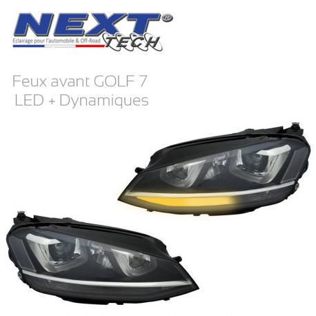 Feux avant GOLF 7 Bi-Xénon Dynamique MK7 LED Feux avant GOLF 7 Bi-Xénon Dynamique MK7 LED