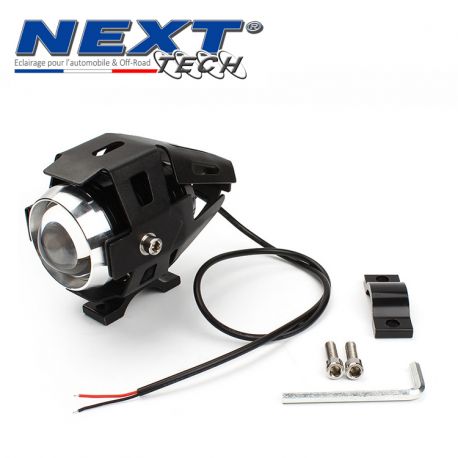 Phare moto LED additionnel universel 40W 5000K Phare moto LED additionnel universel 40W 5000K