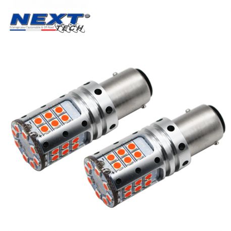 Ampoules LED P21/5W BAY15D canbus ODB feux de stop - Rouge Ampoules LED P21/5W BAY15D canbus ODB feux de stop - Rouge