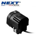 Feux LED moto carrés NT-CX4 12V 50W haut de gamme noir avec câbles