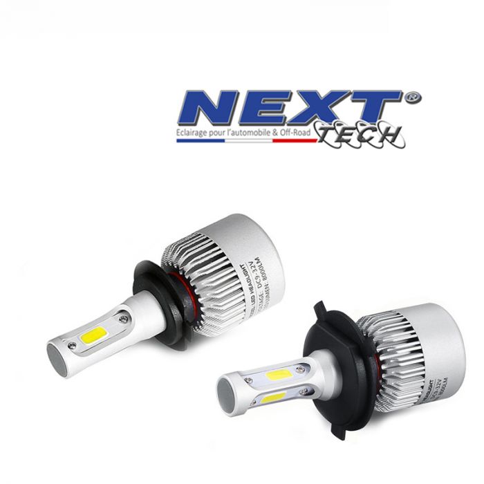 Kit LED Tmax 500 Yamaha H7 et H4 75W ventilée - Blanc