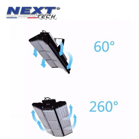 Eclairage LED industriel réglable orientable 1200W - Blanc Eclairage LED industriel réglable orientable 1200W - Blanc