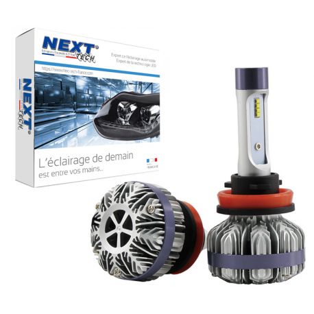 Ampoule LED H11 55W CANBUS ventilée haut de gamme Next-Tech® Ampoule LED H11 55W CANBUS ventilée haut de gamme Next-Tech®