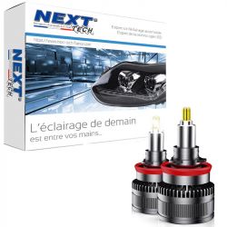 Kit de 2 ampoules / lampes LED ventilé / longue porté PREMIUM