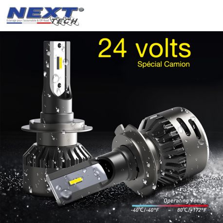 Ampoules LED H7 24V Haute puissance - Next-Tech® Ampoules LED H7 24V Haute puissance - Next-Tech®