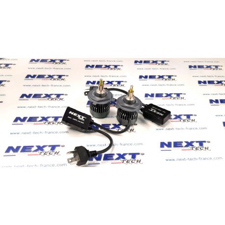 Kit LED Canbus H4 85W 360° premium pour phare à lentille Kit LED Canbus H4 85W 360° premium pour phare à lentille