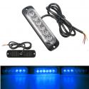 Feu de pénétration signalisation flash 12/24V 18W à 6 LED - Bleu