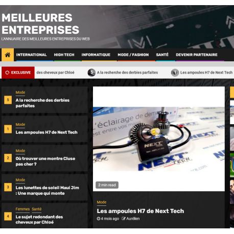 L'annuaire des meilleures entreprises du web recommande Next-Tech France L'annuaire des meilleures entreprises du web recommande Next-Tech France