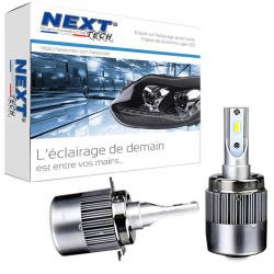  LTPAG Ampoule H7 LED Voiture, 12000LM Anti Erreur Phares pour  Voiture et Moto, 12V LED Ventilé H7 de Rechange pour Lampes Halogènes et  Kit Xenon, 6000K Blanc, 2 Ampoules H7