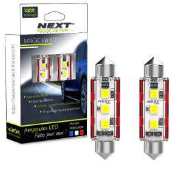 Navettes LED C5W 36mm 5W ampoules éclairage de plaque