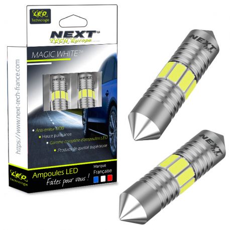Navettes 41mm C10W LED 360° CANBUS Navettes 41mm C10W LED 360° CANBUS