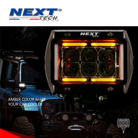 Feux de travail LED 100mm 20W DRL orange Feux de travail LED 100mm 20W DRL orange