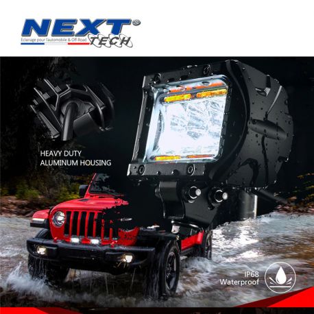 Feux de travail LED 100mm 20W DRL orange Feux de travail LED 100mm 20W DRL orange