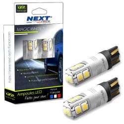W5W LED T10 Canbus 12v - 24v - Blanches