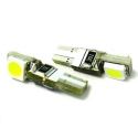 Ampoule veilleuse à LED T5 SMD 2W CANBUS- Blanc