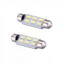 Veilleuses ampoules navette C10W à 6 Leds CANBUS