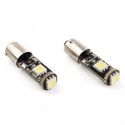 Ampoules veilleuses à LED BA9S / T4W SMD 1,5W - Blanc