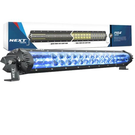Barre LED 4x4 12v-24V avec feux de jour DRL bleu Barre LED 4x4 12v-24V avec feux de jour DRL bleu