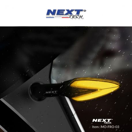 Clignotants LED moto aérodynamiques avec feux de stop Clignotants LED moto aérodynamiques avec feux de stop