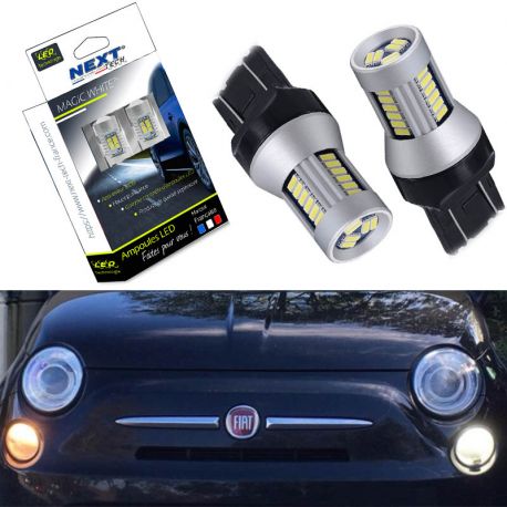 LED pour Fiat 500 Abarth feux de jour DRL 7440 7443 ampoules veilleuses LED pour Fiat 500 Abarth feux de jour DRL 7440 7443 ampoules veilleuses