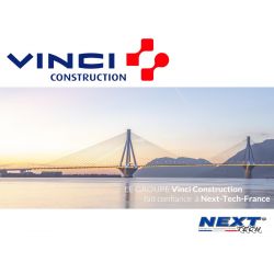 Next-tech France est désormais Fournisseur Vinci Construction