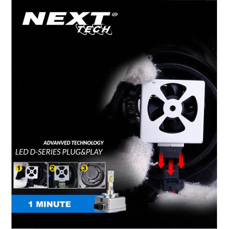 Kit ampoules LED D3S D3R 55W Plug and Play Canbus avancé Kit ampoules LED D3S D3R 55W Plug and Play Canbus avancé