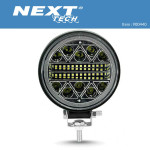 Feu de travail LED 12v 24v rond extra plat pour 4x4