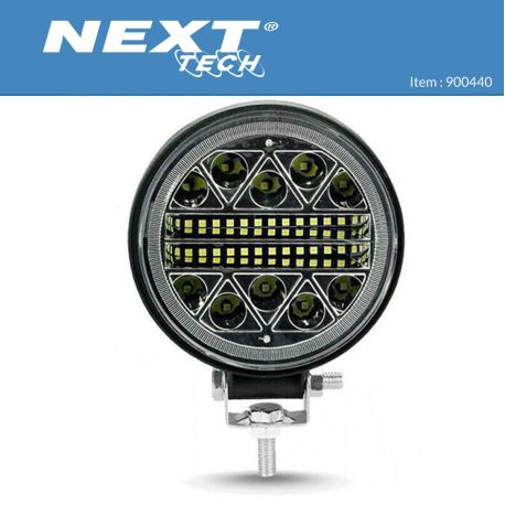Feu de travail LED 12v 24v rond extra plat pour 4x4 Feu de travail LED 12v 24v rond extra plat pour 4x4