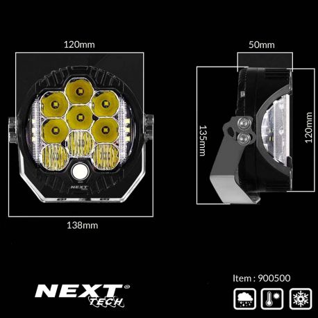 Projecteur LED longue portée 120mm pour 4x4 et camion avec feux de jour Projecteur LED longue portée 120mm pour 4x4 et camion avec feux de jour