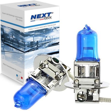 Ampoules effet xenon H3 100W 6000K Next-Tech® Ampoules effet xenon H3 100W 6000K Next-Tech®
