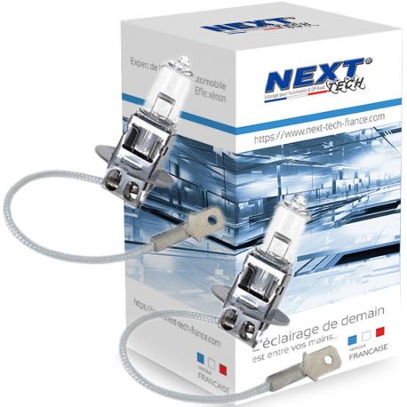 Ampoules H3 100W 12V Auto & Moto - Next-Tech® Ampoules H3 100W 12V Auto & Moto - Next-Tech®