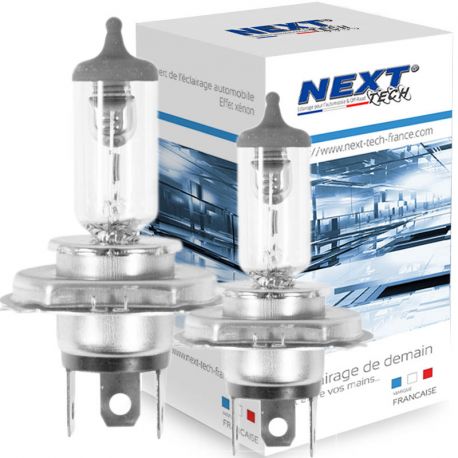 Ampoules H4 100W 12V Auto & Moto - Next-Tech® Ampoules H4 100W 12V Auto & Moto - Next-Tech®