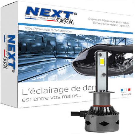 Ampoule moto ventilée H7 LED compacte 75W blanc - Next-Tech® Ampoule moto ventilée H7 LED compacte 75W blanc - Next-Tech®