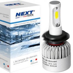 Ampoules LED ventilées H4 75W blanc - Next-Tech®