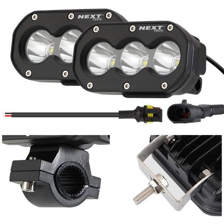feux-led-longue-portee-rectangulairesnext-tech-12v-90w-pour-moto-avec-supports-universels feux-led-longue-portee-rectangulairesnext-tech-12v-90w-pour-moto-avec-supports-universels