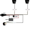 schema-installation-faisceau-de-cable-avec-interrupteur-au-guidon-et-relais-pour-feux-additionnels-et-phares-LED-pour-moto