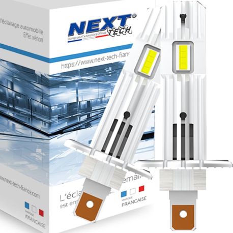 Ampoules LED H1 55W canbus anti-erreur ODB taille origine plug and play Ampoules LED H1 55W canbus anti-erreur ODB taille origine plug and play