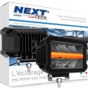 Feux LED puissants pour 4x4 et camion avec DRL orange et blanc