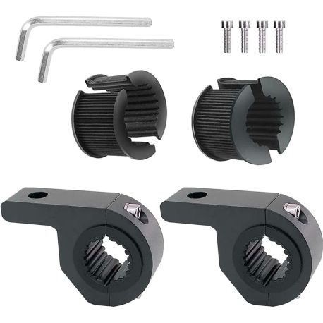 Support de fixation crash bars pour feux additionnels LED moto Support de fixation crash bars pour feux additionnels LED moto