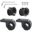 Support de fixation crash bars pour feux additionnels LED moto