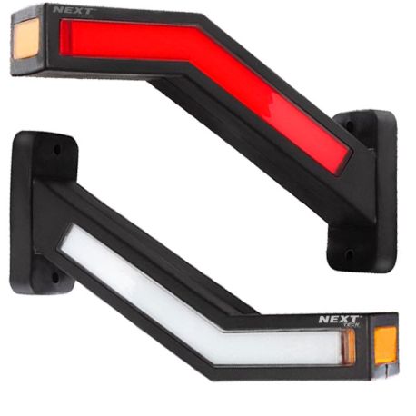 Feu de gabarit LED - Marqueur latéral tricolore pour remorque de camion Feu de gabarit LED - Marqueur latéral tricolore pour remorque de camion